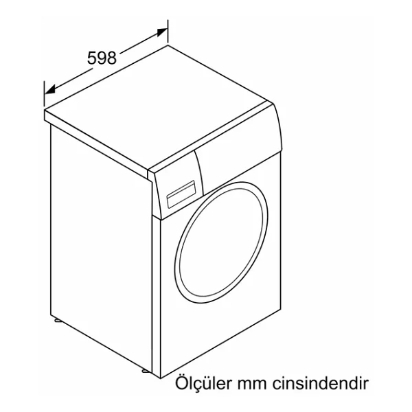 Bosch WAT24780TR 1200 Devir 9 kg Çamaşır Makinesi - Görsel 5