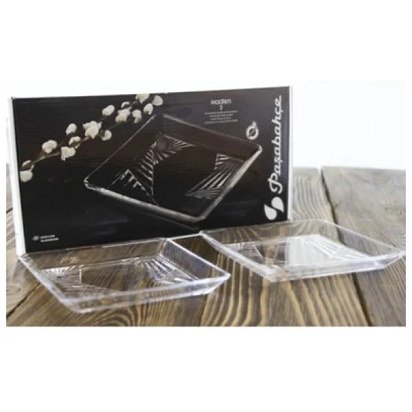 Paşabahçe Madlen 68317 2'li 15 Cm Kare Pasta Tabağı - Görsel 5