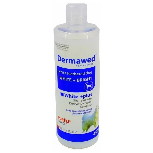 Purele Dermawed 450 Ml Beyaz Irk Kedi Köpek Şampuanı - Görsel 4