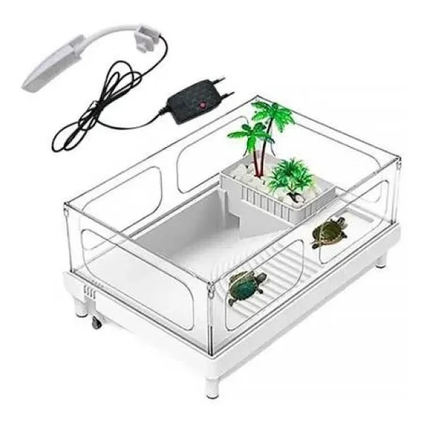 Sobo Plastik Kaplumbağa Bahçesi Lambalı 38x27x18cm - Görsel 4