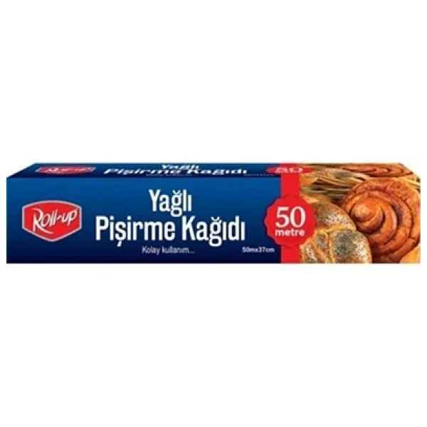 Roll-Up Silikonlu 37 Cm X 50 M Pişirme Kağıdı - Görsel 4
