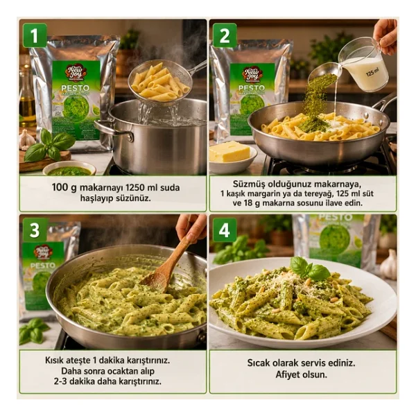 Pesto Sos 1000 G X 10 Adet - 1 Koli (Koli Bazlı Avantaj Paketi) - Görsel 7