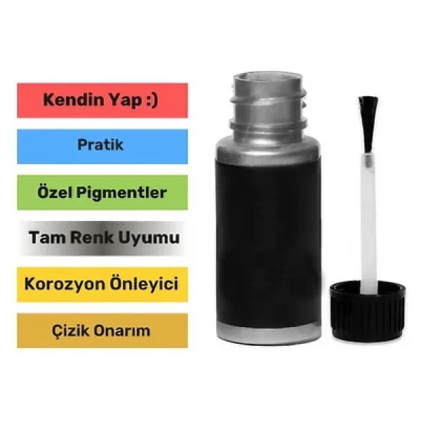 Peugeot 508 Sedefli Beyaz KWE - Profesyonel Çizik Ve Taş izi Giderici Rötuş Boyası 30ml. - Görsel 2