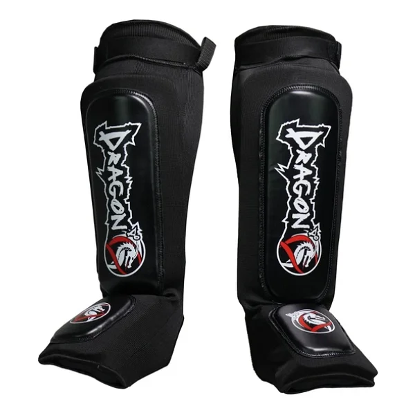 Dragondo 40606-Iı Neo Elastik Deri Kaval Ayak Koruyucu Kick Boks Kaval Koruyucu - Görsel 2
