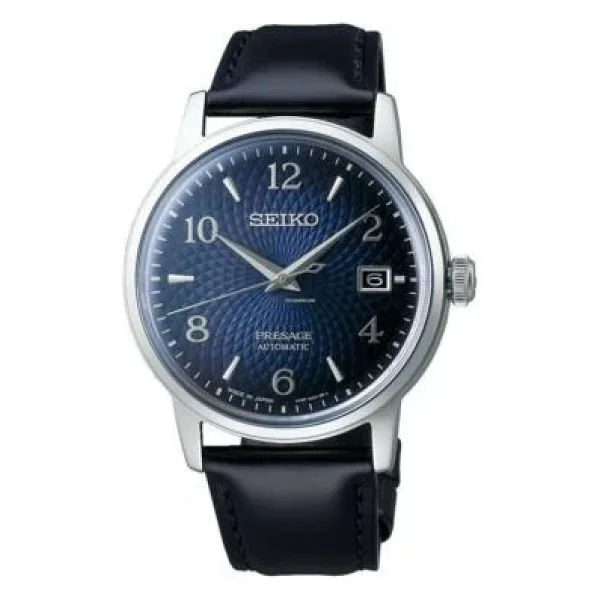 Seiko Presage Cocktail Time Srpe43 Deri Kordon Mavi Erkek Kol Saati - Görsel 6