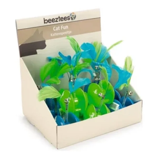 Beeztees Kedi Oyuncağı, Hareketli Tüylü Top, 5cm - Görsel 6