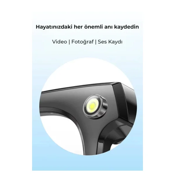 Pro Max Akıllı Gözlük Kameralı Yapay Zeka,Müzik Dinleme,Telefon İle Konuşma Bluetooth - Görsel 8