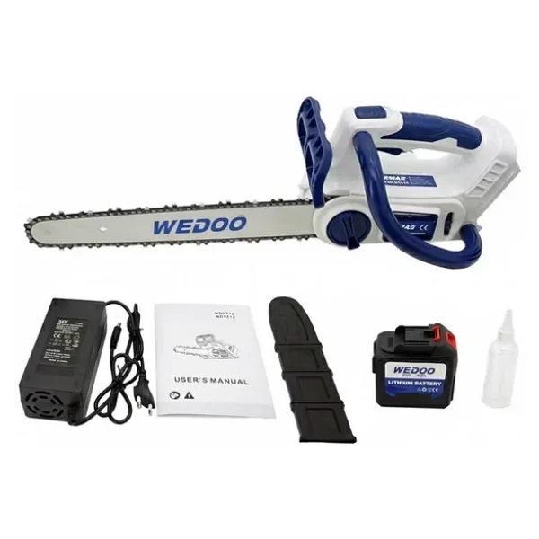 Wedoo Mls-0043 Çift Akülü 4 Ah 1200 W Motorlu Testere - Görsel 3