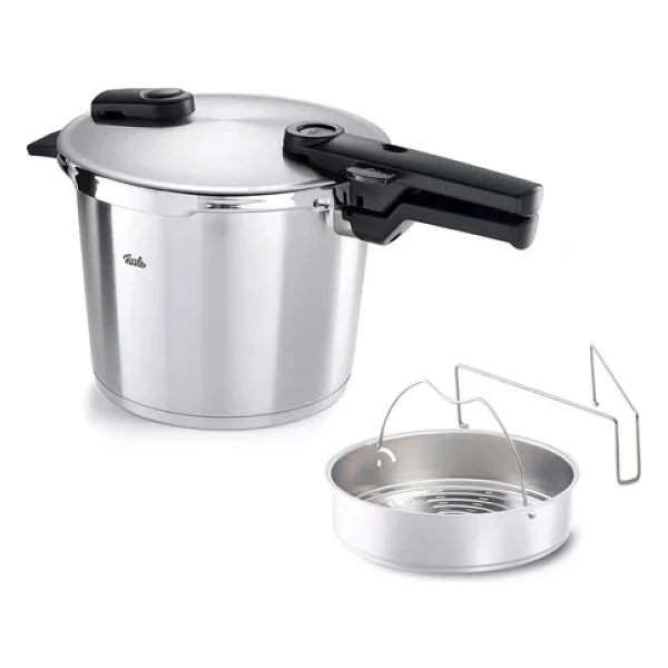 Fissler Vitaquick Premium Buhar Aparatlı 10 Lt Düdüklü Tencere - Görsel 3