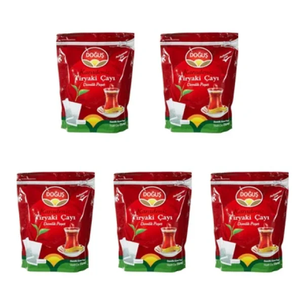 Doğuş Karadeniz Tiryaki 40 Gr 25'li 5 Adet Demlik Poşet Çay - Görsel 6