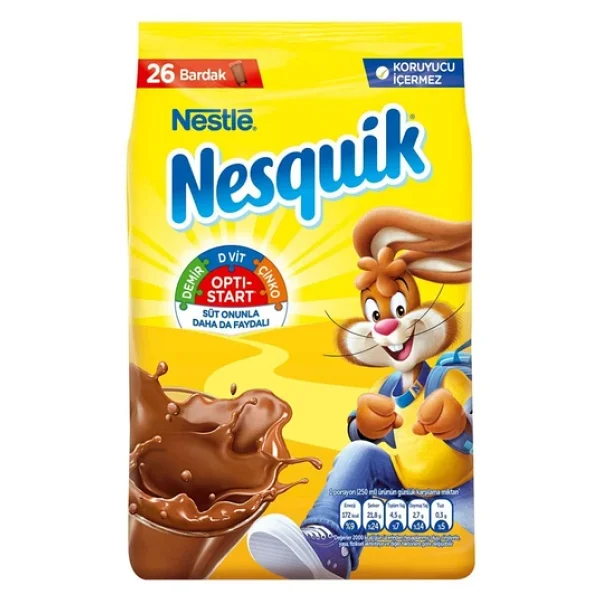 Nesquik Çikolatalı Toz İçecek 375 Gr - Görsel 6