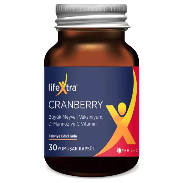 Lifextra Cranberry 30 Kapsül - Görsel 3