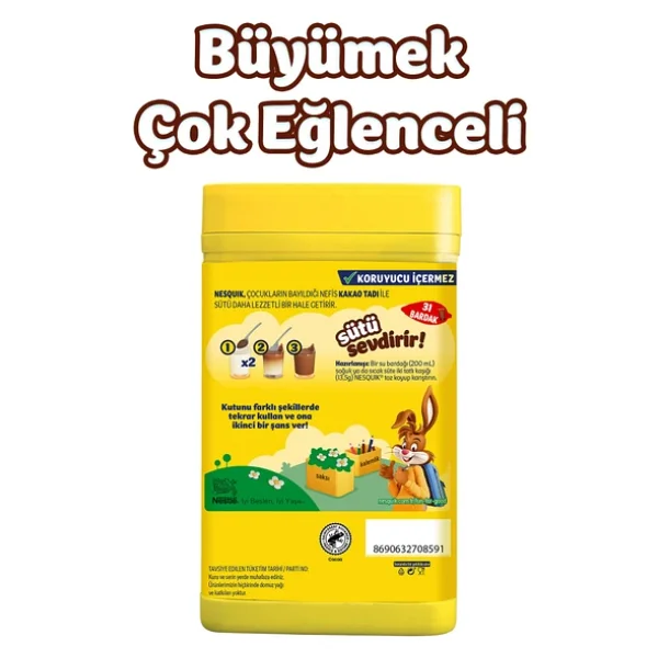 Nesquik Çikolatalı Toz İçecek 420 Gr - Görsel 3