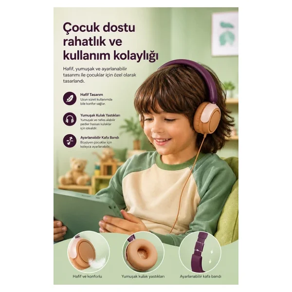 Philips Tak2000 Kablolu Kulak Üstü Kulaklık - Görsel 4