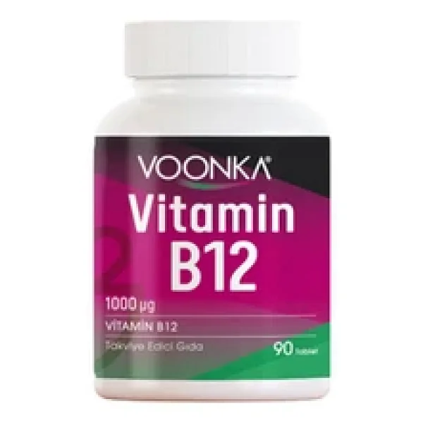 Voonka Vitamin B12 90 Tablet 3 Adet - Görsel 6