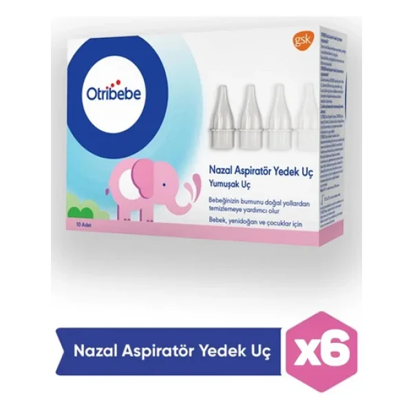 Otribebe Nazal Burun Aspiratörü 10'lu 6 Paket Yedek Uç - Görsel 5
