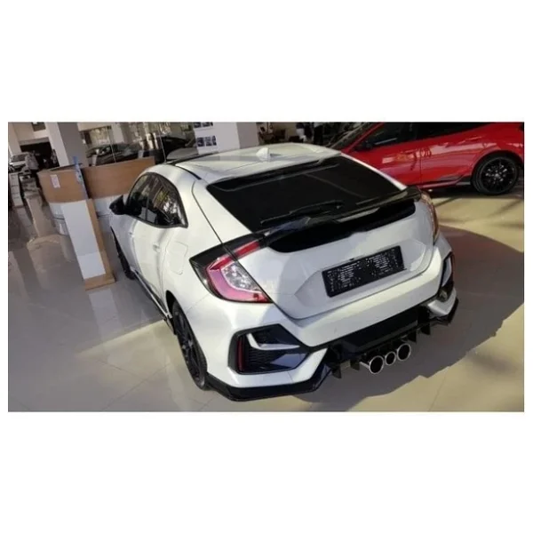Autogp Honda Civic Fk7 Hb Dto Spoiler Siyah Boyalı 2016 / 2020 - Görsel 2