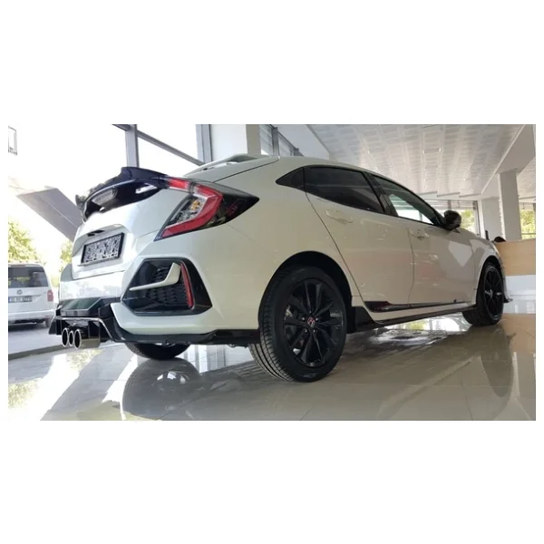 Autogp Honda Civic Fk7 Hb Dto Spoiler Siyah Boyalı 2016 / 2020 - Görsel 4
