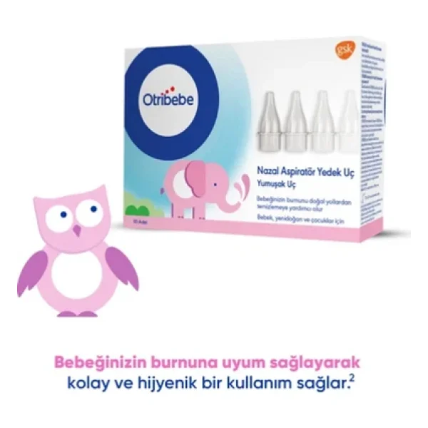 Otribebe Nazal Burun Aspiratörü 10'lu 6 Paket Yedek Uç - Görsel 8