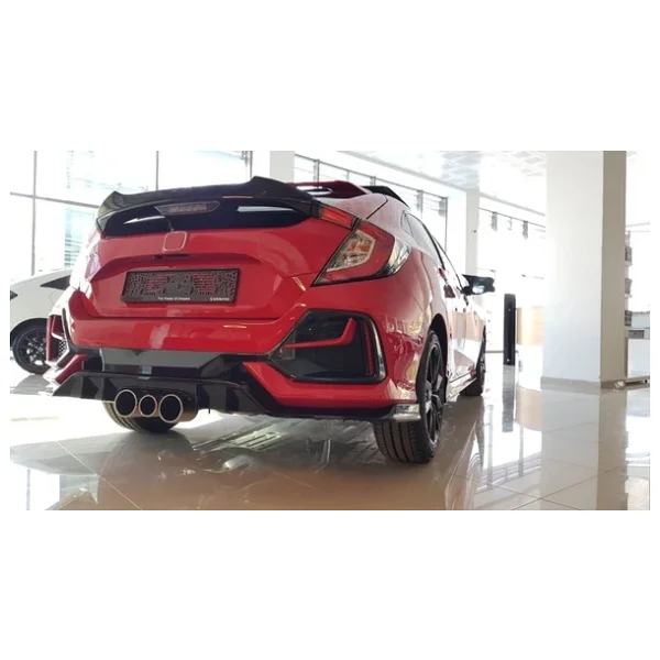Autogp Honda Civic Fk7 Hb Dto Spoiler Siyah Boyalı 2016 / 2020 - Görsel 3
