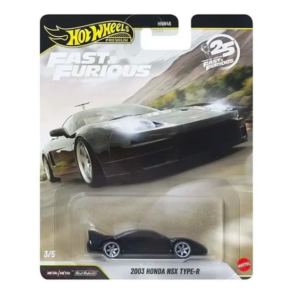 Hot Wheels Premium Series Fast And Furious 25. Yıl 2003 Honda Nsx Type-R Hnw46-Jhw75 - Görsel 6