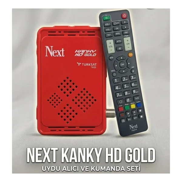 Next Kanky Full HD Uydu Alıcısı Wi-Fi Dahil Çanaklı-Çanaksız Kullanım İmkanı İle 2026 Model (Android Değildir) - Görsel 2