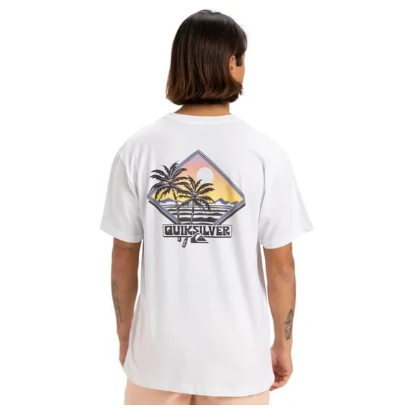 Quiksilver Palm Square Eqyzt08095 Kısa Kollu Bisiklet Yaka Erkek Tişört - Görsel 4