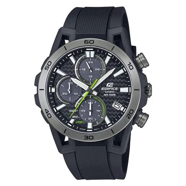 Casio Edifice Sospensione Eqs-960pb-1avudf Silikon Kordon Erkek Kol Saati - Görsel 4