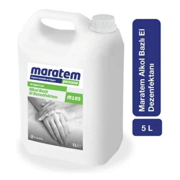 Maratem M105 Alkol Bazlı El Dezenfektanı 5 Lt - Görsel 3