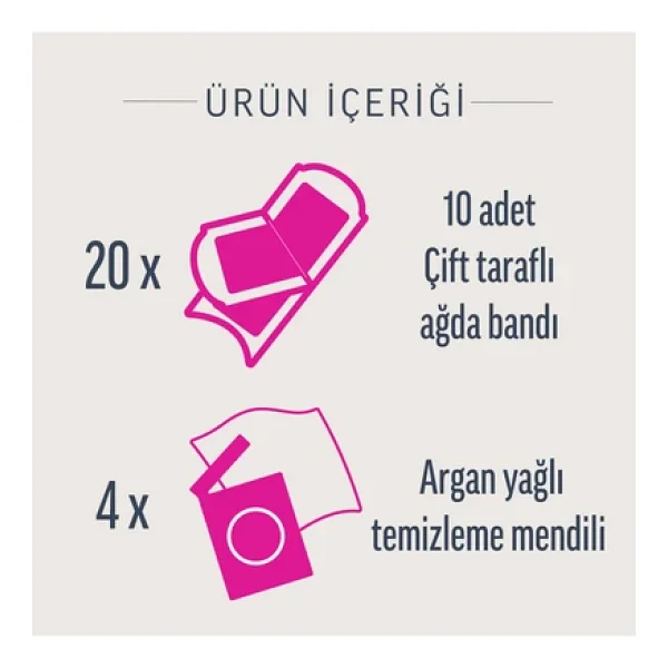 Veet Pure Hipoalerjenik Bacak Ve Vücut Bölgesi İçin 20'li 2 Adet Sir Ağda Bandı - Görsel 4