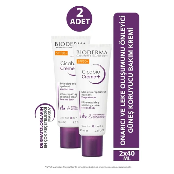 Bioderma Cicabio Creme Spf50+ 40 Ml 2 Adet - Görsel 4