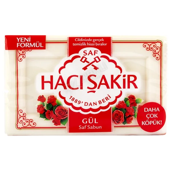 Hacı Şakir Sabun 600gr Gül - Görsel 3