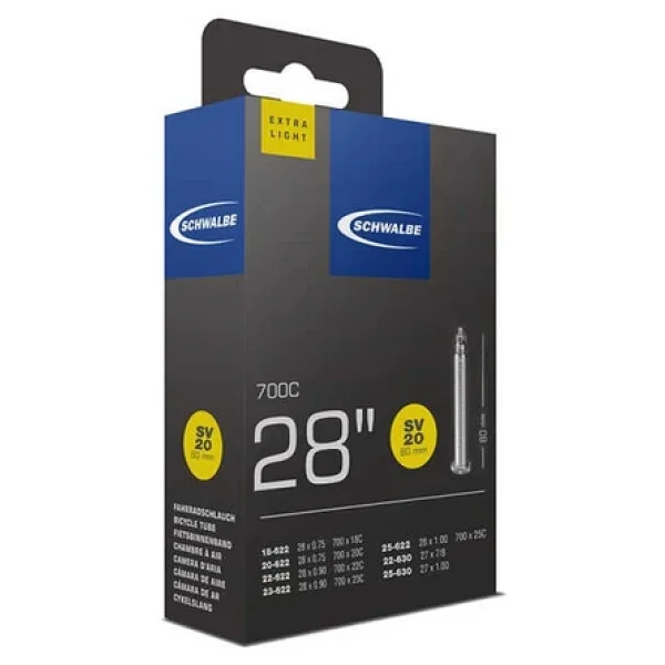 Schwalbe 700x18-25 Sv20 Presta X-Light İç Lastik 80mm - Görsel 3