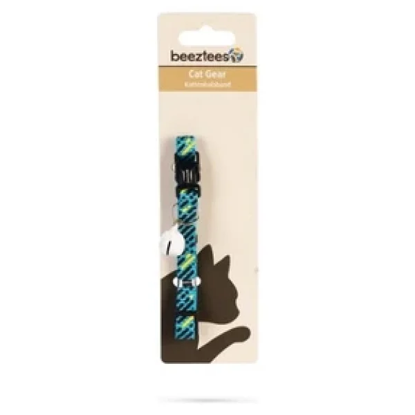 Beeztees Kedi Boyun Tasması, Zilli, Mavi, 20-30cm - Görsel 4