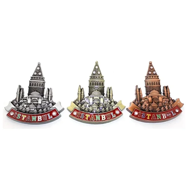 İstanbul Temalı Metal Magnet Alk3332 - Görsel 3