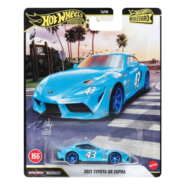 Hot Wheels Premium Boulevard 2021 Toyota Gr Supra Gjt68-Jhw34 - Görsel 3