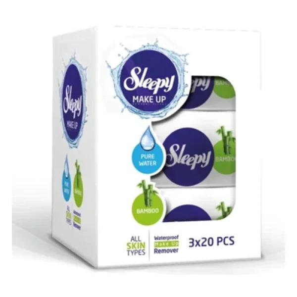 Sleepy Make Up 20'li 3 Adet Makyaj Temizleme Mendili - Görsel 6