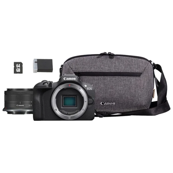 Canon Eos R100 + 18-45mm Lens Travel Kit Aynasız Fotoğraf Makinesi - Görsel 3