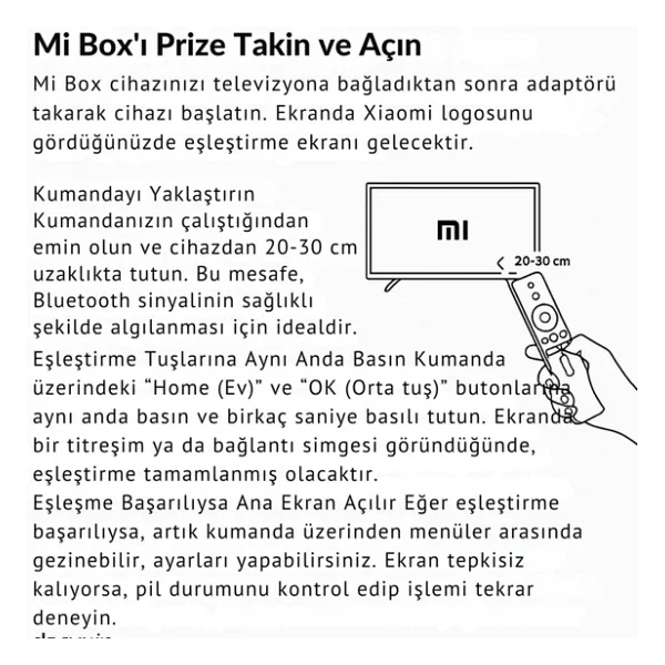 Xiaomi Mi Box S 4K Android TV Kumandası, Mi Boxs S 4K Uzaktan Kumanda Bluetooth Özellikli - Görsel 6