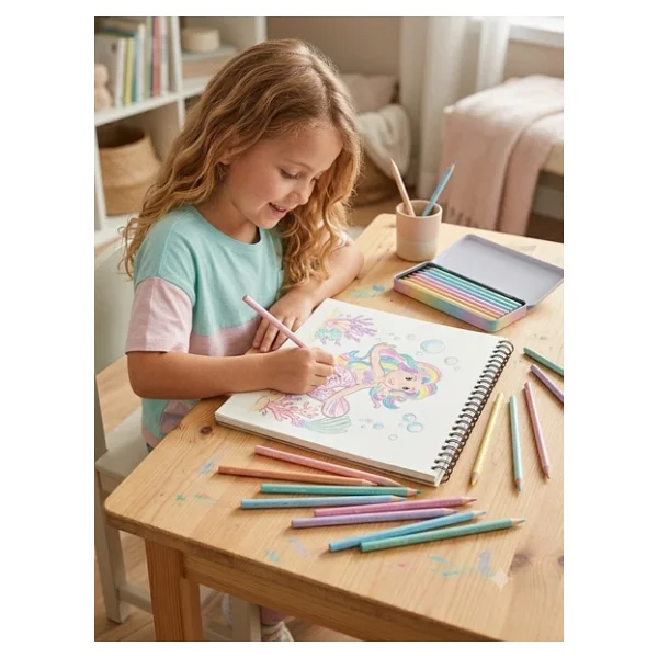 Faber Castell Sparkle Boya Kalemi Jumbo 10 Lu - Görsel 5