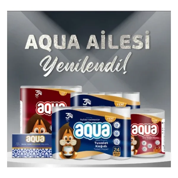 Aqua Bambu 3 Katlı 16'lı Tuvalet Kağıdı - Görsel 2