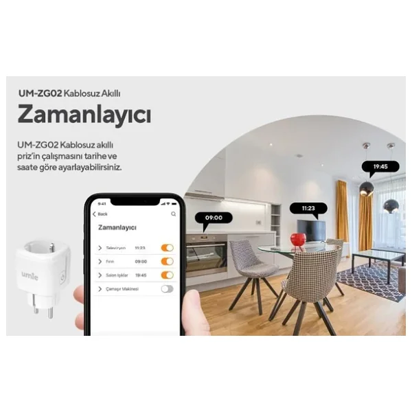 Umie Um-Zg02 Wi-Fi Akıllı Priz - Görsel 4