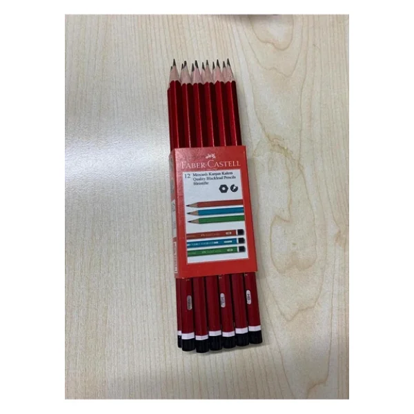 Faber-Castell 12'li Mercanlı Kurşun Kalem Seti - Görsel 6