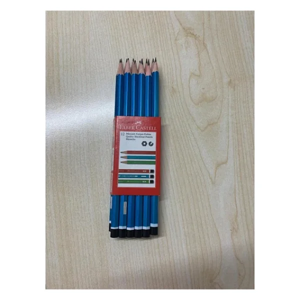 Faber-Castell 12'li Mercanlı Kurşun Kalem Seti - Görsel 5