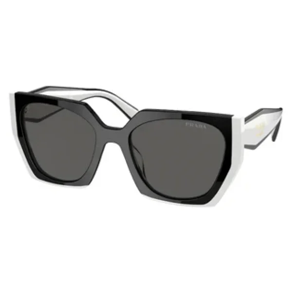Prada Pr 15ws 09q5s0 Black/White-Dark Grey Kadın Güneş Gözlüğü - Görsel 3