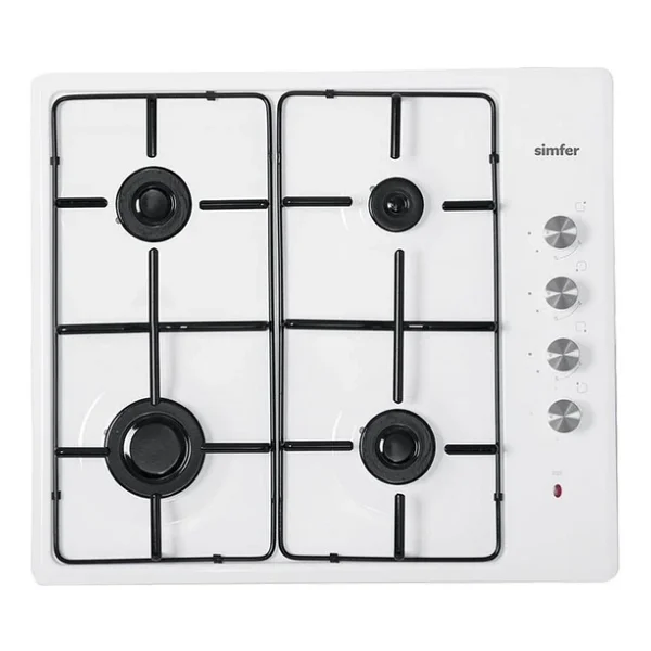 Simfer 3011 Bizote Beyaz Set Üstü Ocak - Görsel 4