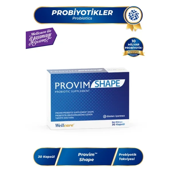 Wellcare Provim Shape Probiyotik 30 Kapsül - Görsel 4