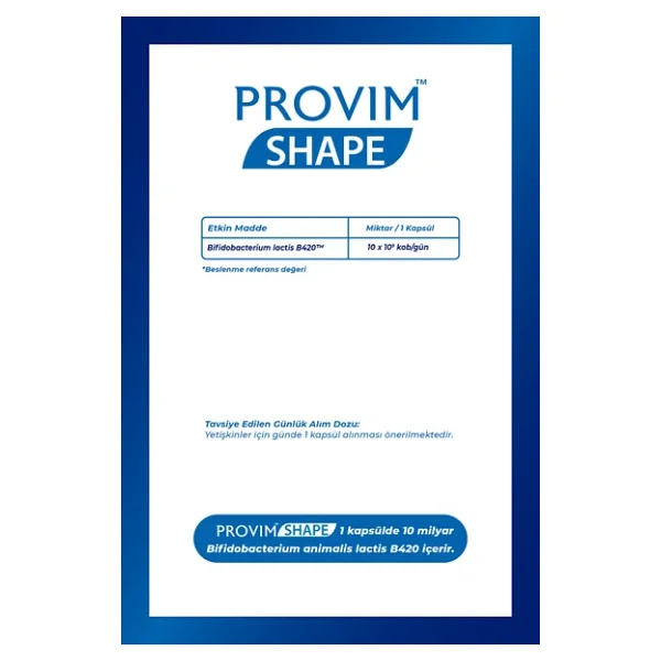 Wellcare Provim Shape Probiyotik 30 Kapsül - Görsel 5