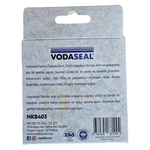 Vodaseal Halı Kilim Paspas Kayma Önleyici Bant - 40 Mm X 3 Mt. - Görsel 4