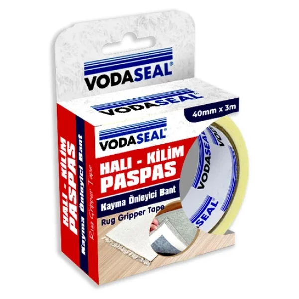 Vodaseal Halı Kilim Paspas Kayma Önleyici Bant - 40 Mm X 3 Mt. - Görsel 3